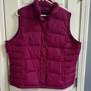 Lands' End Pink Quilted Vest for Layering